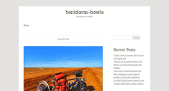 Desktop Screenshot of benidorm-bowls.com